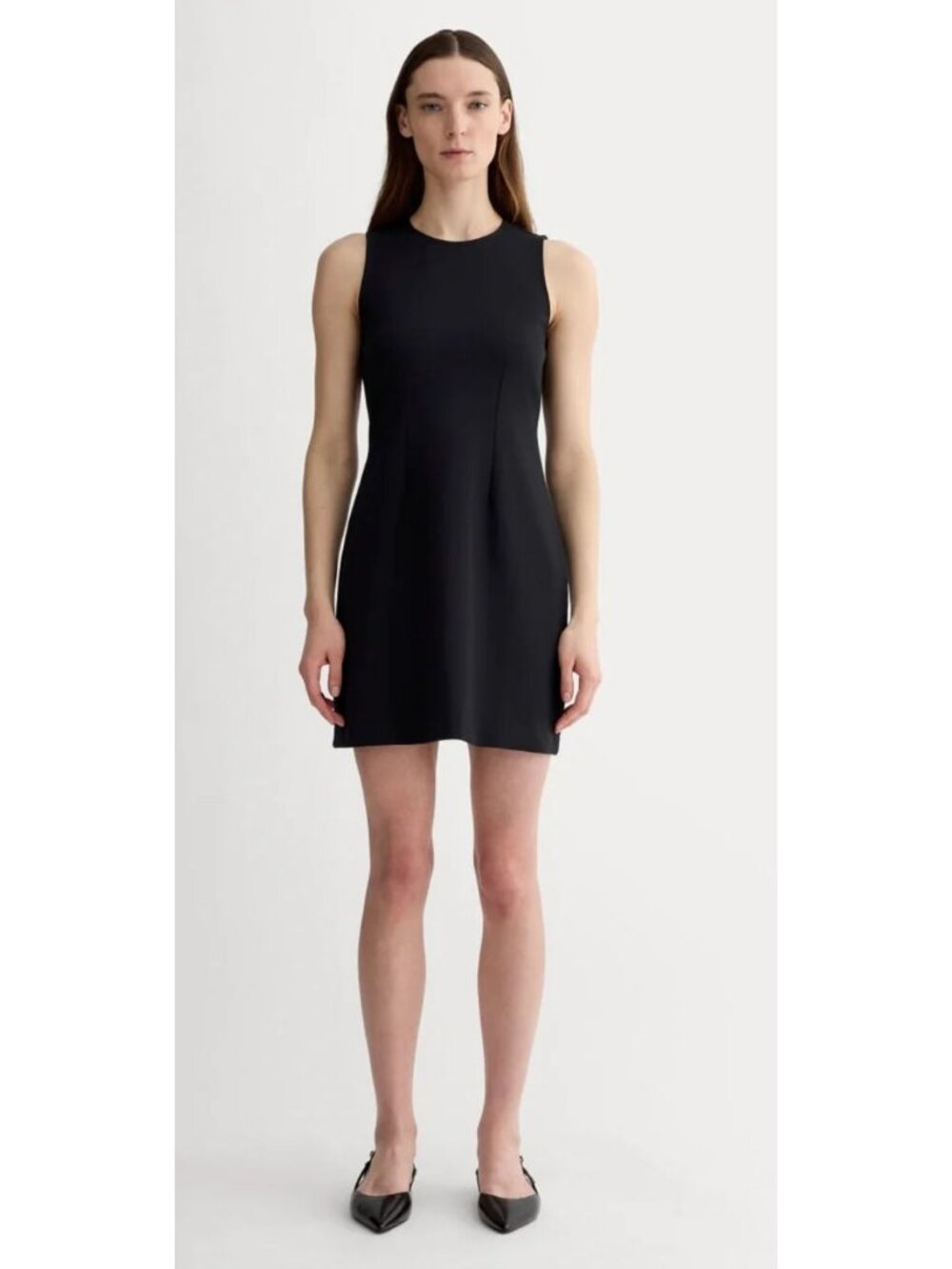 Everlane The Dream Shift Dress Black Size XL NWT